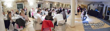 Salle de reception repas domaine de Pennalen Pont Aven